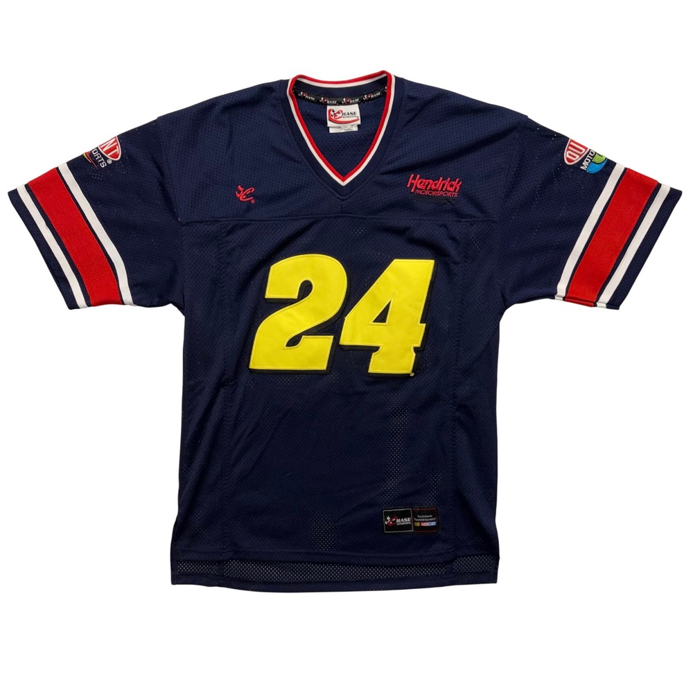 Chase Authentics Jeff Gordon 24 NASCAR Jersey Navy Blue Hendrick Motorsports M
